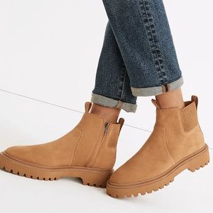 Madewell The Henry Lugsole Boot in Suede 10